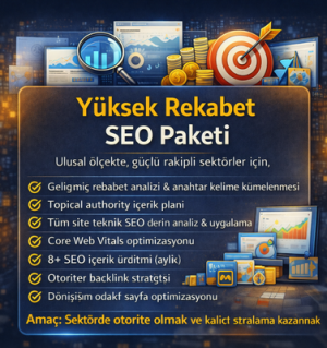 Yüksek Rekabet SEO Paketi