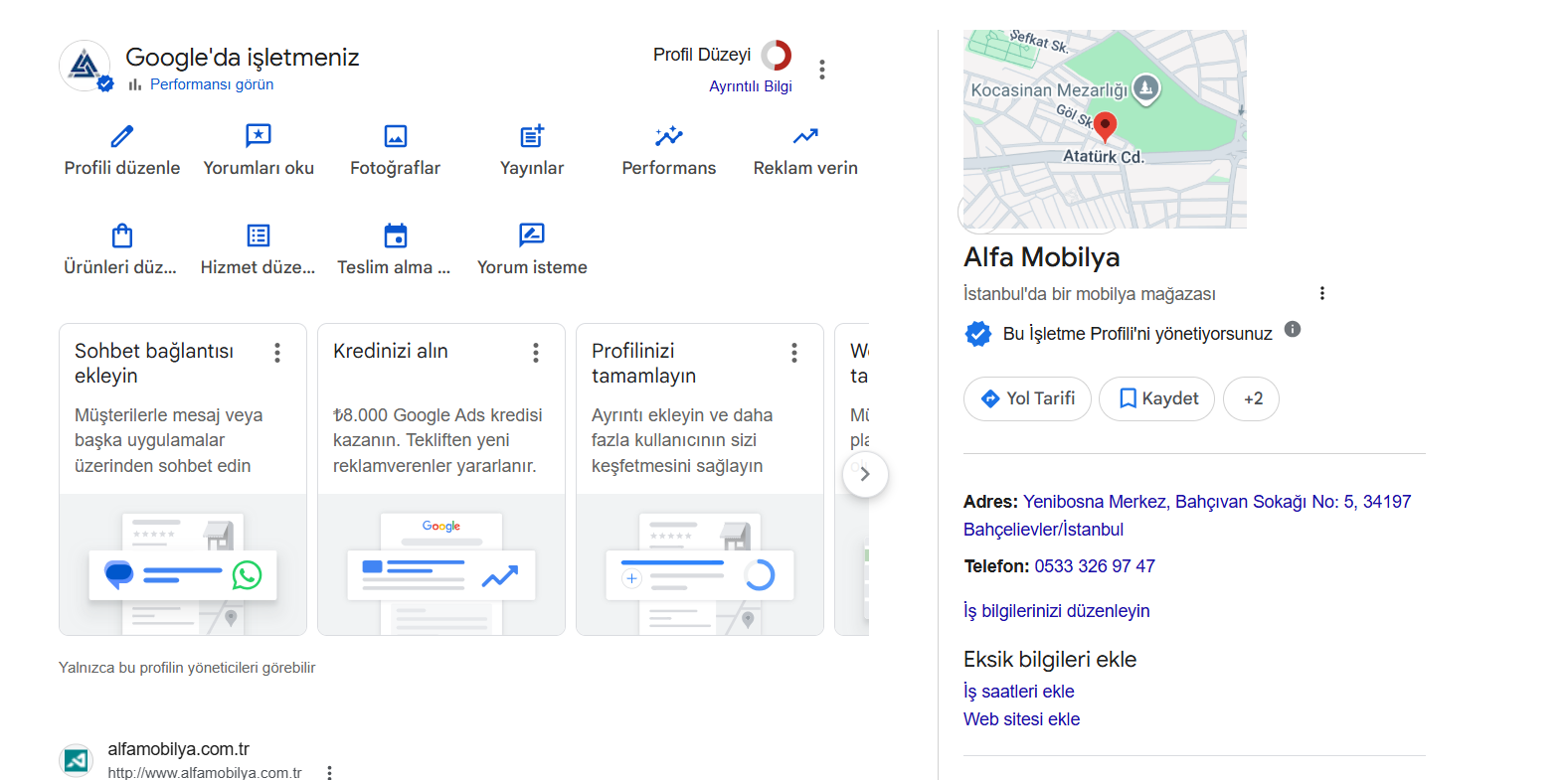 Google Harita Onay Kanıtı